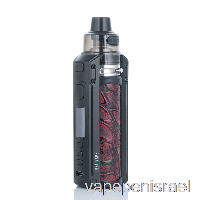 חד פעמי Vape Israel Lost Vape Ursa Quest 100w Pod Mod Kit שחור/עור אוקירן